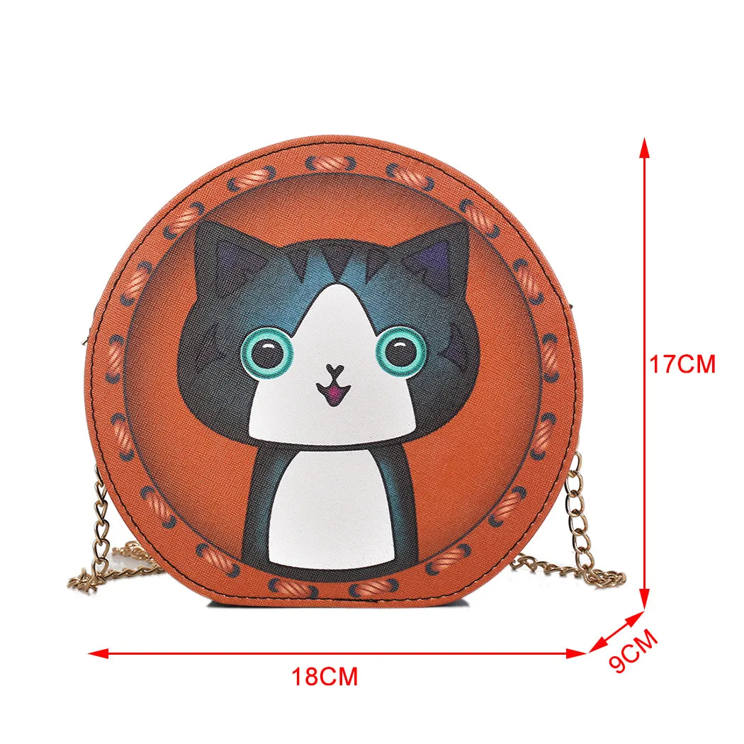 2018 Sexy Woman Cute Cartoon Acrylic Party Clutch Flap Evening Bag Female Chain Purse Unique Design Round Shape Shoulder Bag