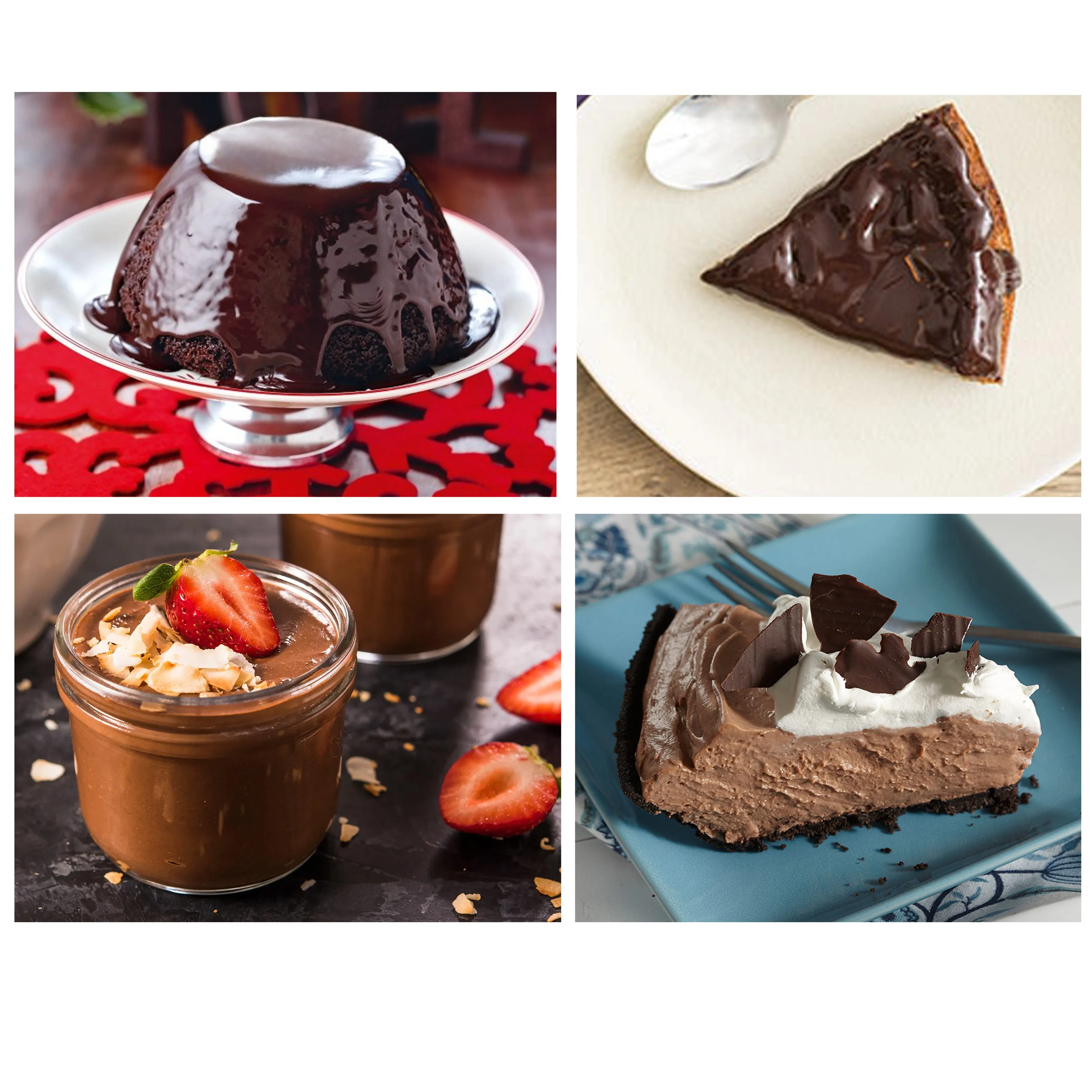 4 Packs Royal Instant Pudding Chocolate Dessert Mix Filling 2.03oz Kosher Pareve
