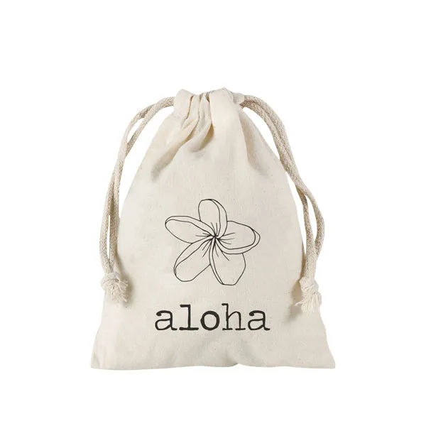 5"x8" Plumeria Aloha Type Pouch