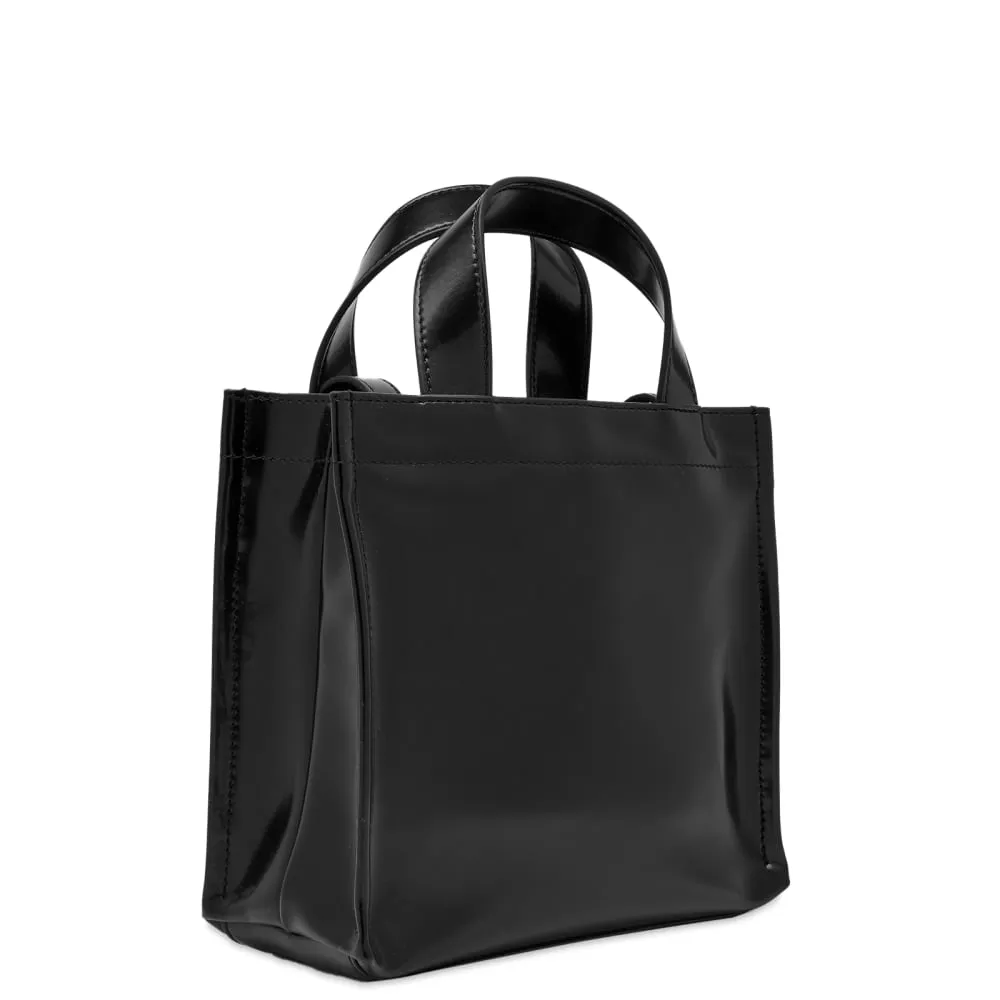 Acne Studios Logo Shopper Mini Bag, black