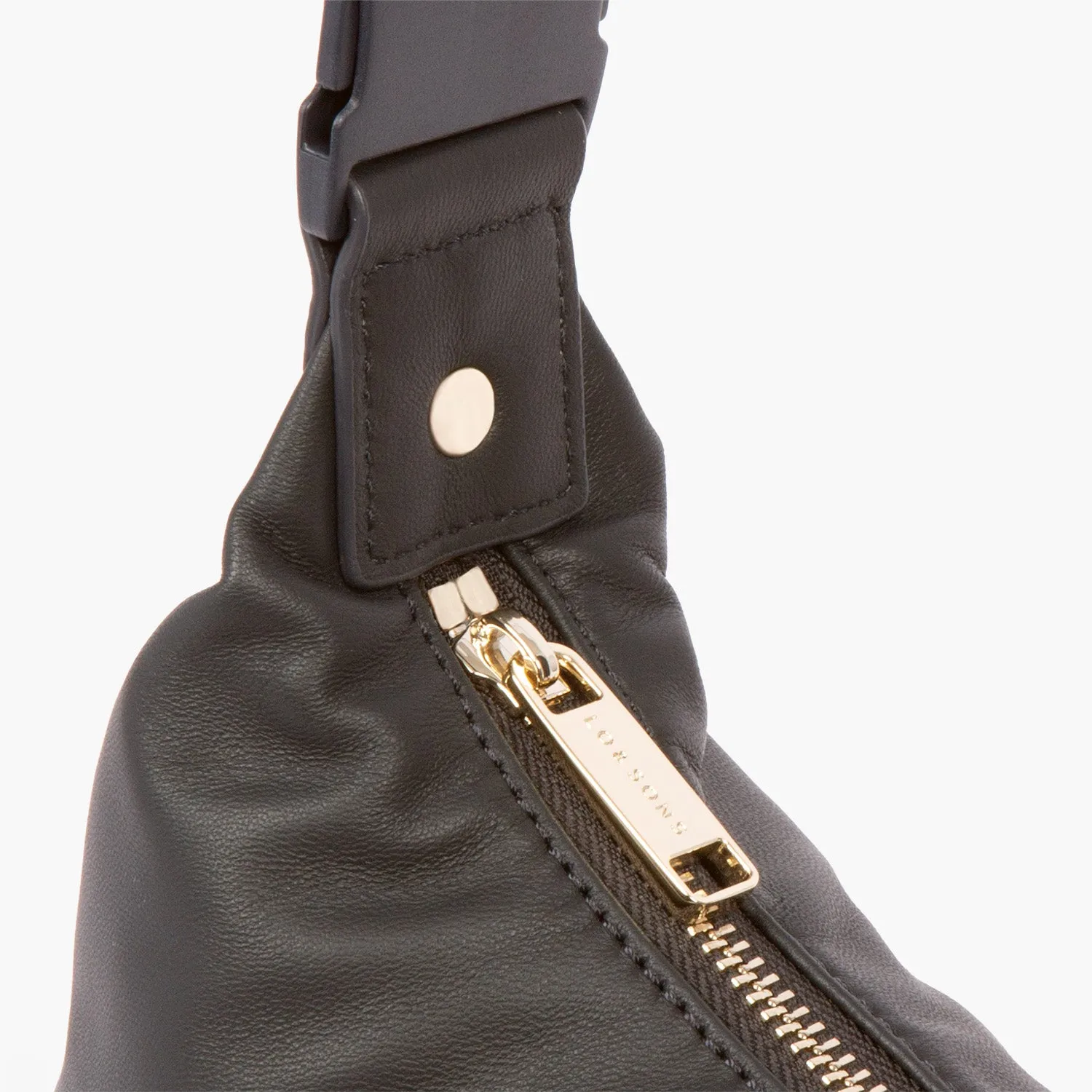 Aoyama - Sheepskin Leather - Black / Gold / Camel