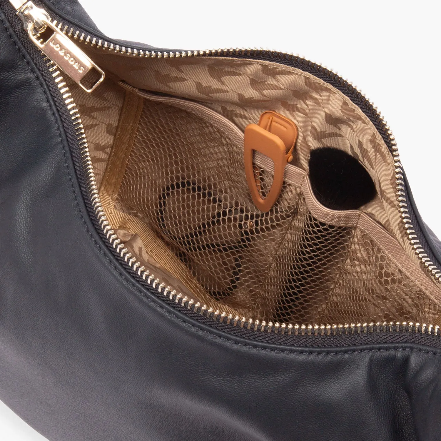 Aoyama - Sheepskin Leather - Black / Gold / Camel