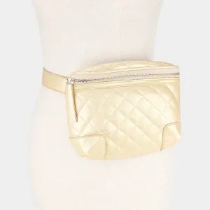 iLLASPARKZ Leather Square Stitch Fanny Pack