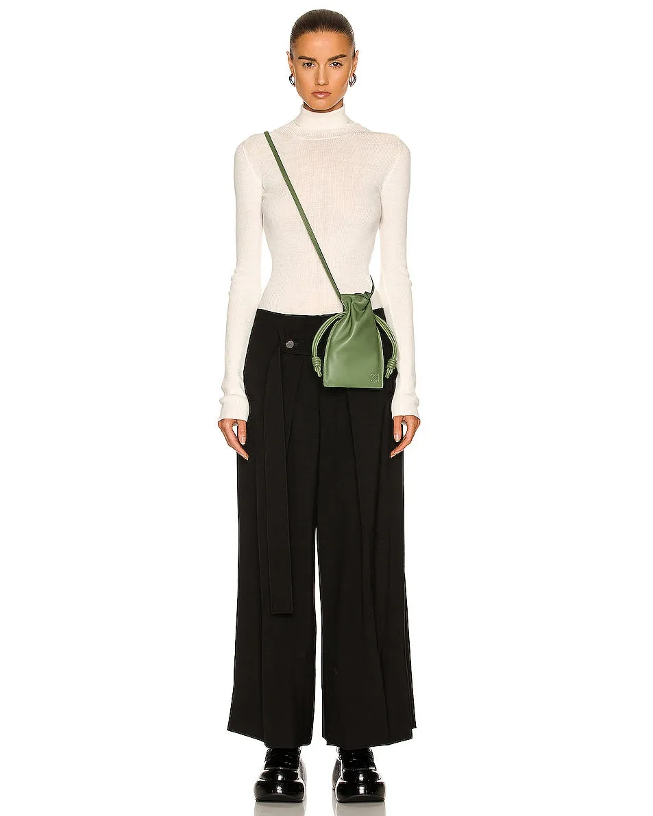 Loewe Flamenco Pocket Crossbody Bag, Rosemary