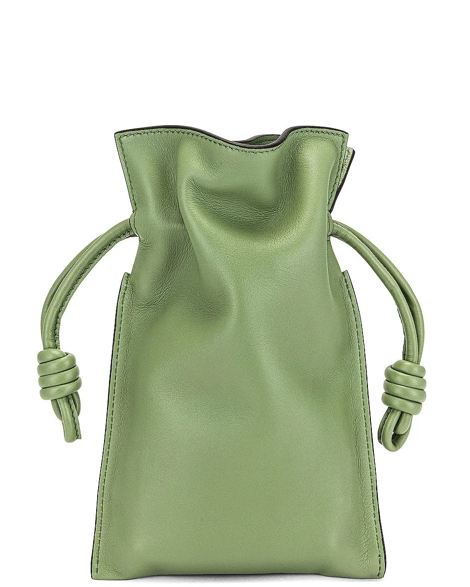 Loewe Flamenco Pocket Crossbody Bag, Rosemary