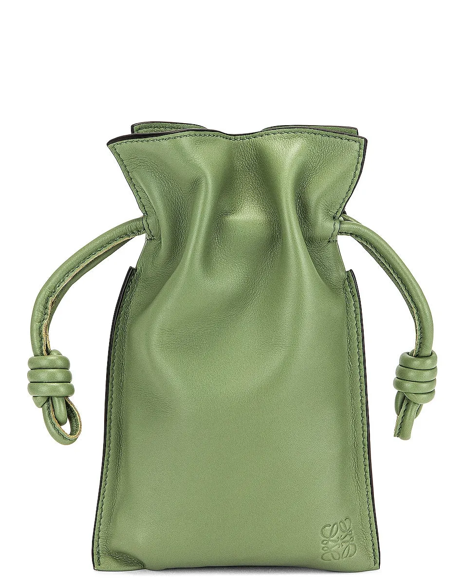 Loewe Flamenco Pocket Crossbody Bag, Rosemary