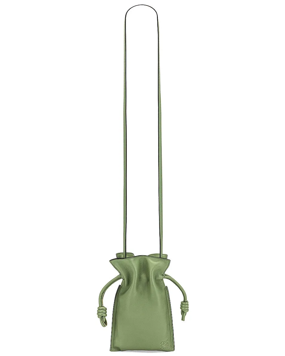 Loewe Flamenco Pocket Crossbody Bag, Rosemary