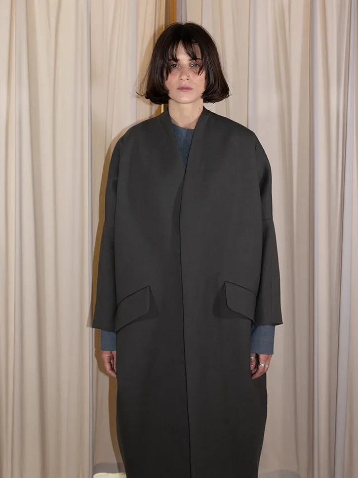 Maison Margiela MM6 Cocoon Coat, Loden