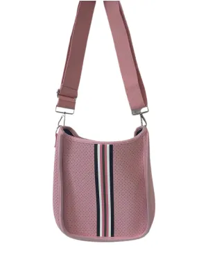 Pink Breast Cancer Neoprene Messenger Bag