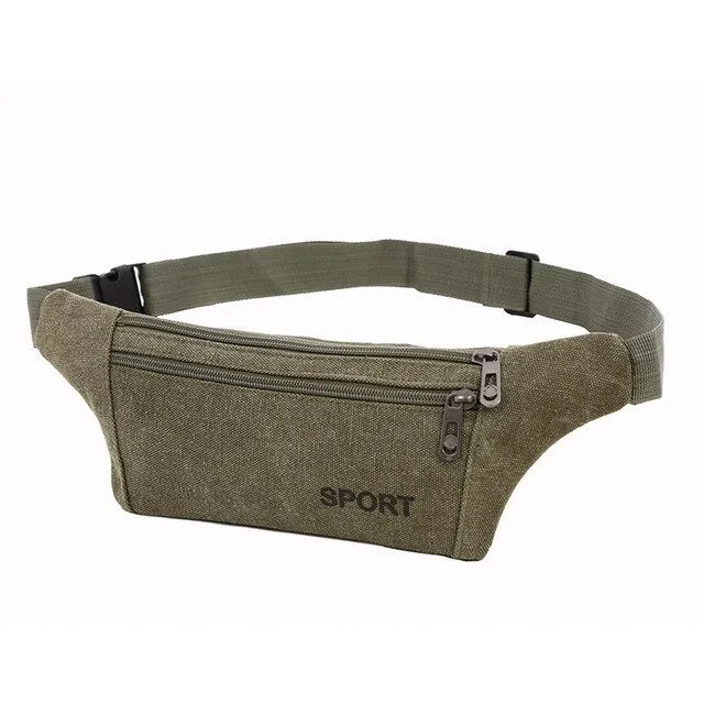 Portable Oxford Cloth Waist Bag Women Money Phone Pouch Belt Bag Multifunction Chest Bag Trave Running Sport Accessories Items