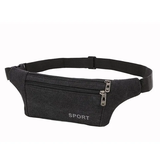 Portable Oxford Cloth Waist Bag Women Money Phone Pouch Belt Bag Multifunction Chest Bag Trave Running Sport Accessories Items