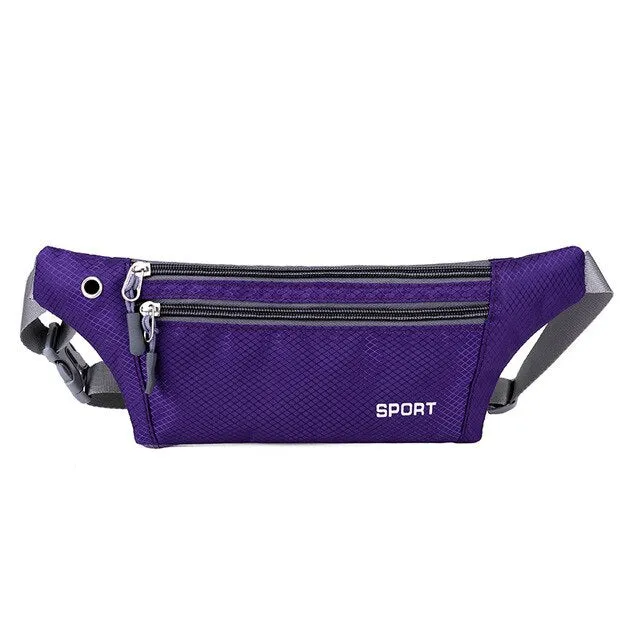 Portable Oxford Cloth Waist Bag Women Money Phone Pouch Belt Bag Multifunction Chest Bag Trave Running Sport Accessories Items