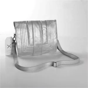 Thandana Katie Metallic Leather Sling Clutch