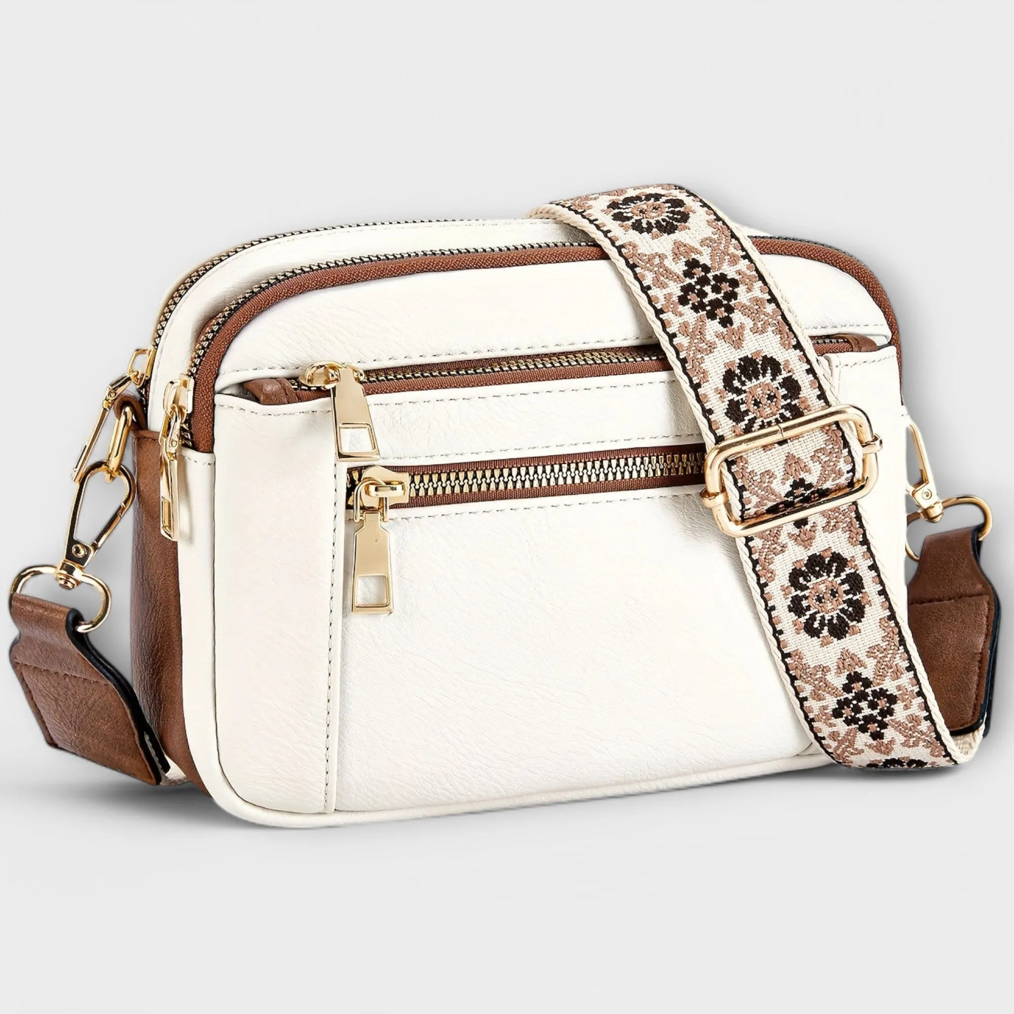 Vegan Leather Crossbody Bag