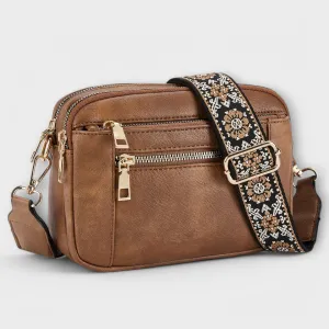 Vegan Leather Crossbody Bag