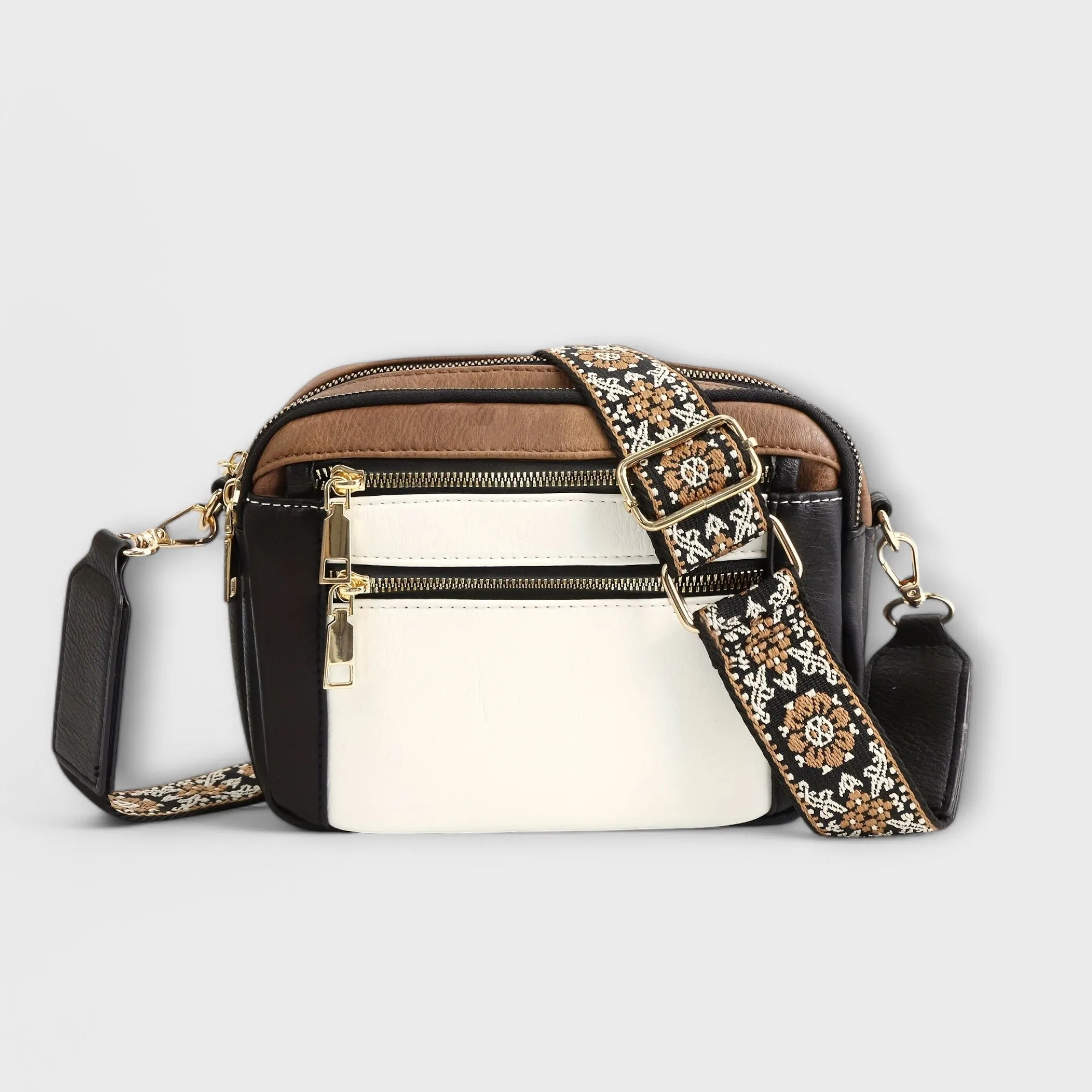 Vegan Leather Crossbody Bag