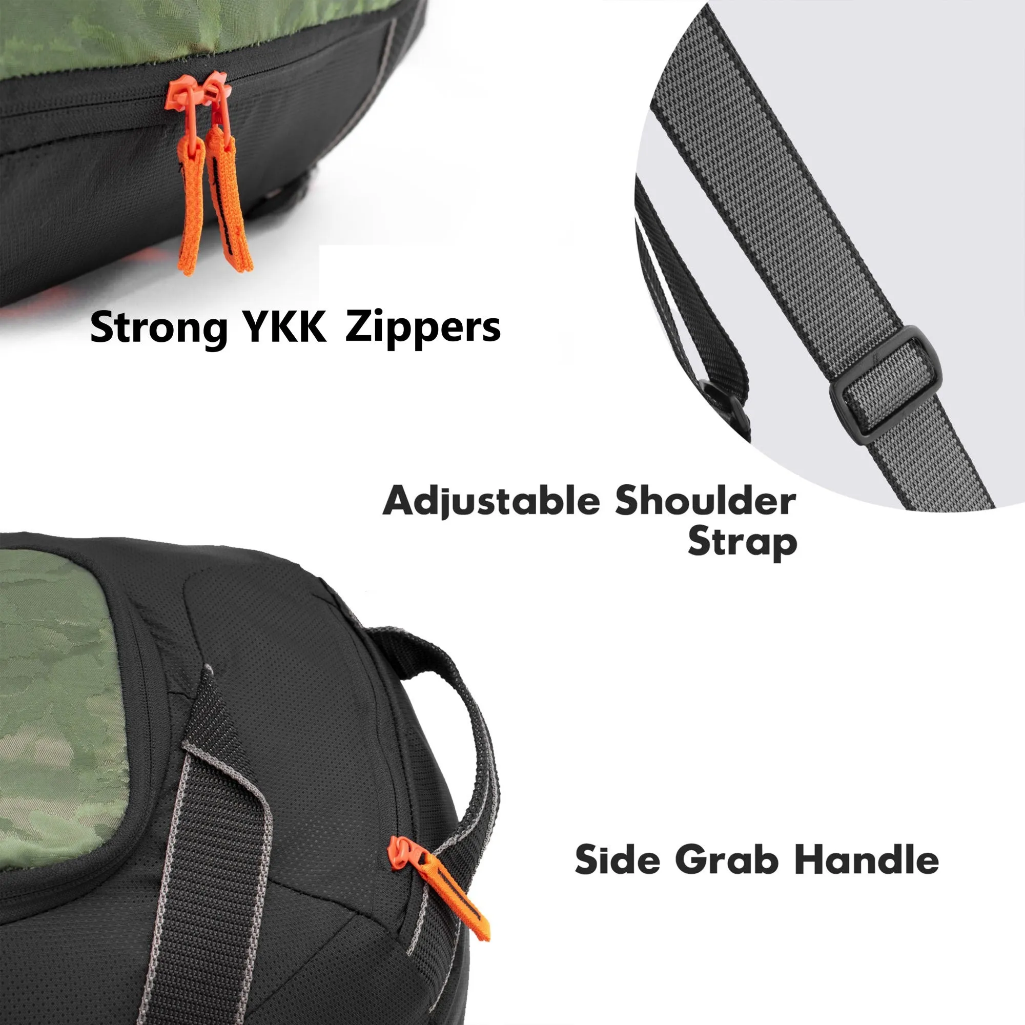 Weekend Sports Duffel - Black Green